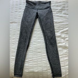 Lululemon grey leggings, size 4